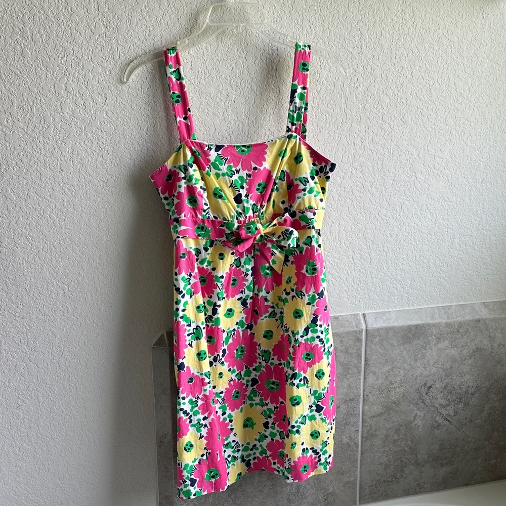 Lilly Pulitzer Pink and Yellow Floral Dress